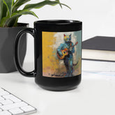 Guitar Groove Black Glossy Mug - Beyond T-shirts